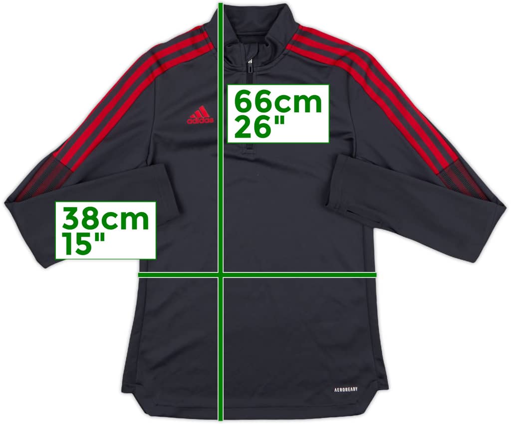 2021-22 Bayern Munich adidas 1/4 Zip Drill Top - 8/10 - (Women's XS)
