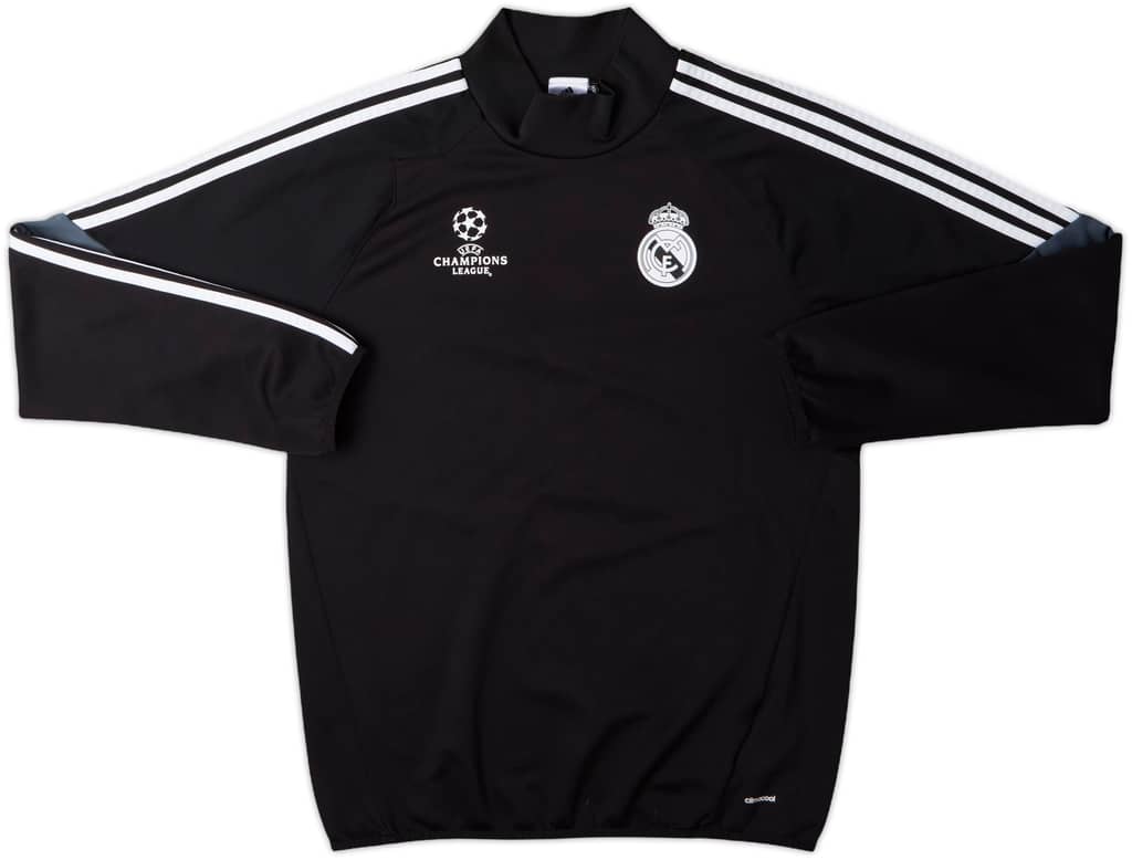 2014-15 Real Madrid CL adidas Sweat Top - 8/10 - (M)