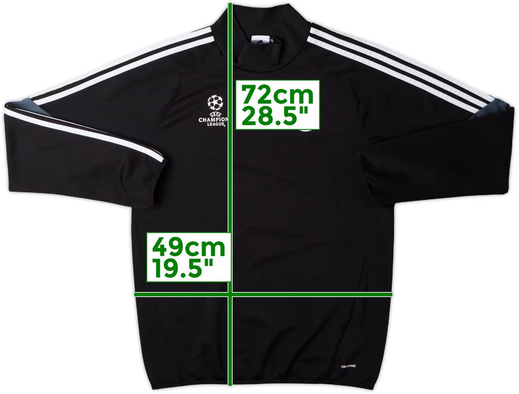 2014-15 Real Madrid CL adidas Sweat Top - 8/10 - (M)