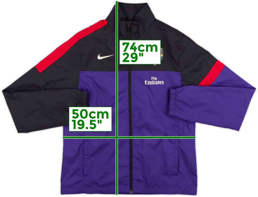 2012-13 Arsenal Nike Track Jacket - 8/10 - (S)