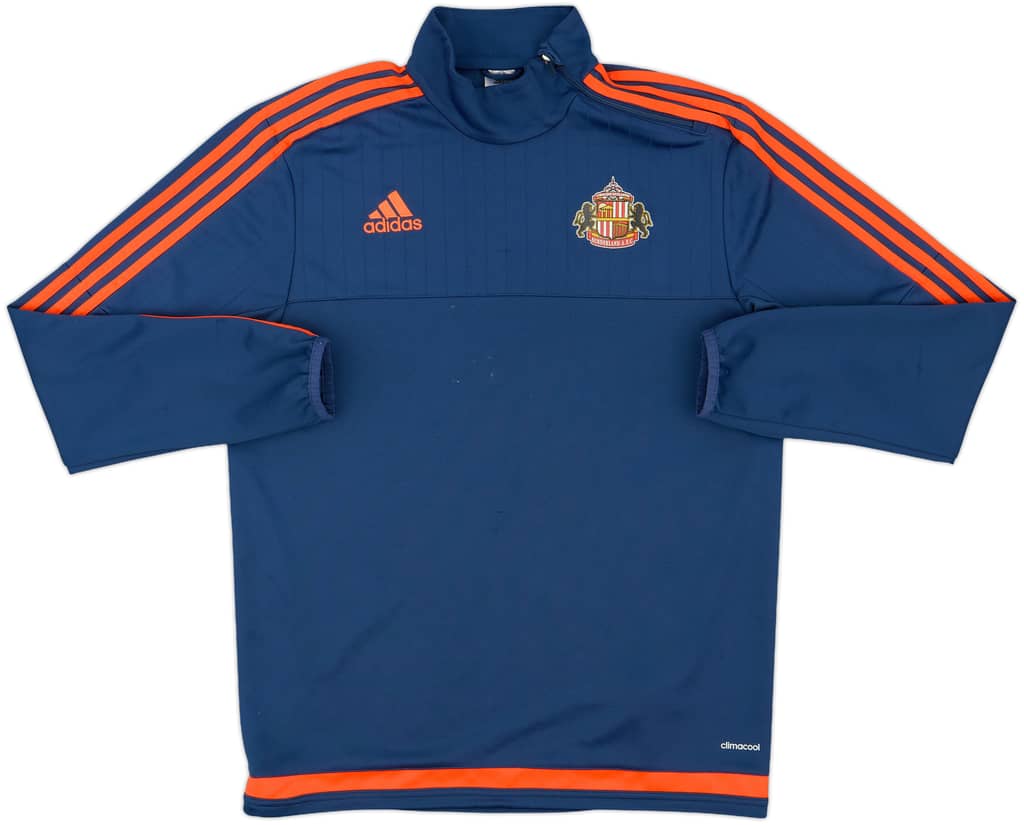 2015-16 Sunderland adidas 1/4 Zip Drill Top - 5/10 - (L)