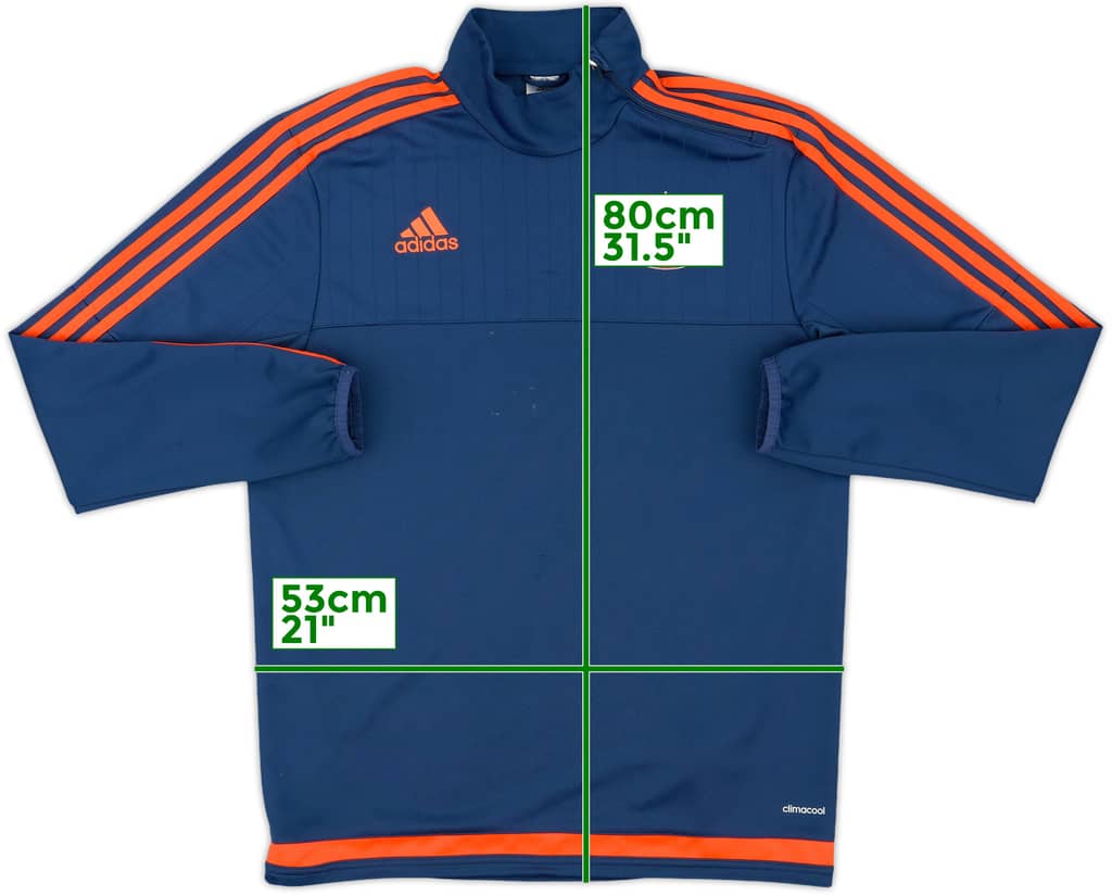 2015-16 Sunderland adidas 1/4 Zip Drill Top - 5/10 - (L)