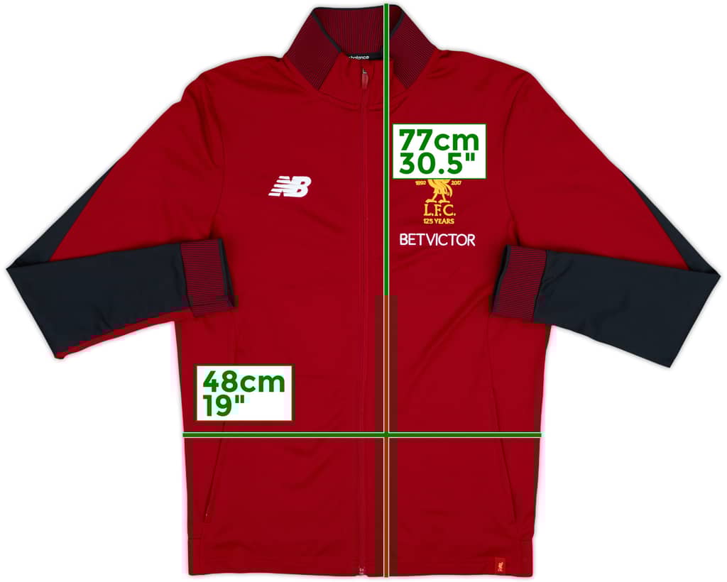 2017-18 Liverpool New Balance Track Jacket - 8/10 - (M)