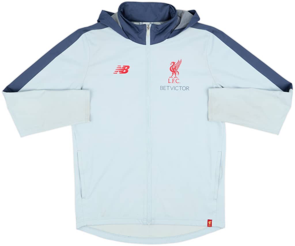 2019-20 Liverpool New Balance Hooded Track Jacket - 5/10 - (M)