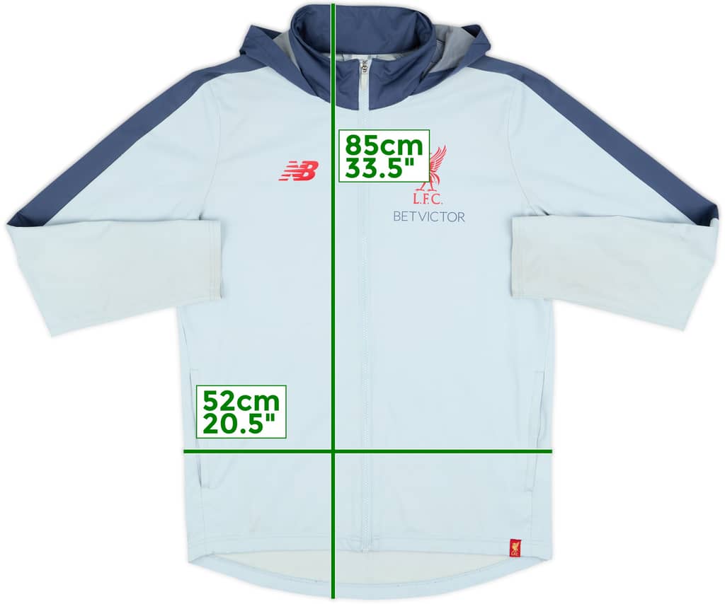 2019-20 Liverpool New Balance Hooded Track Jacket - 5/10 - (M)