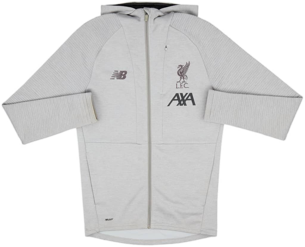 2019-20 Liverpool New Balance Hooded Track Jacket - 8/10 - (S)