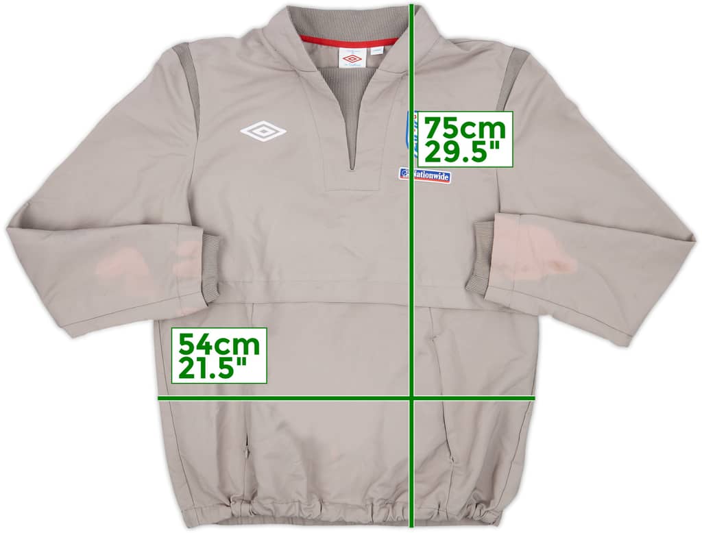 2010-11 England Umbro Drill Top - 7/10 - (L)