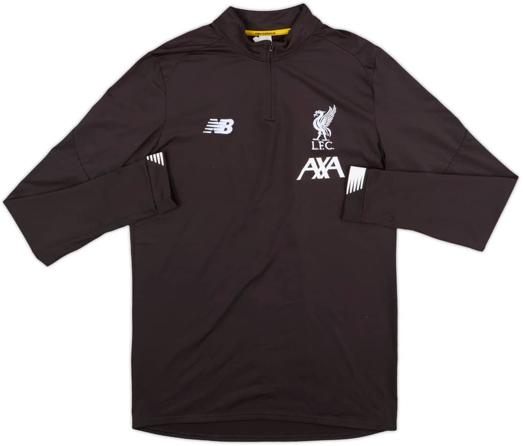 2019-20 Liverpool New Balance 1/4 Zip Drill Top - 9/10 - (L)