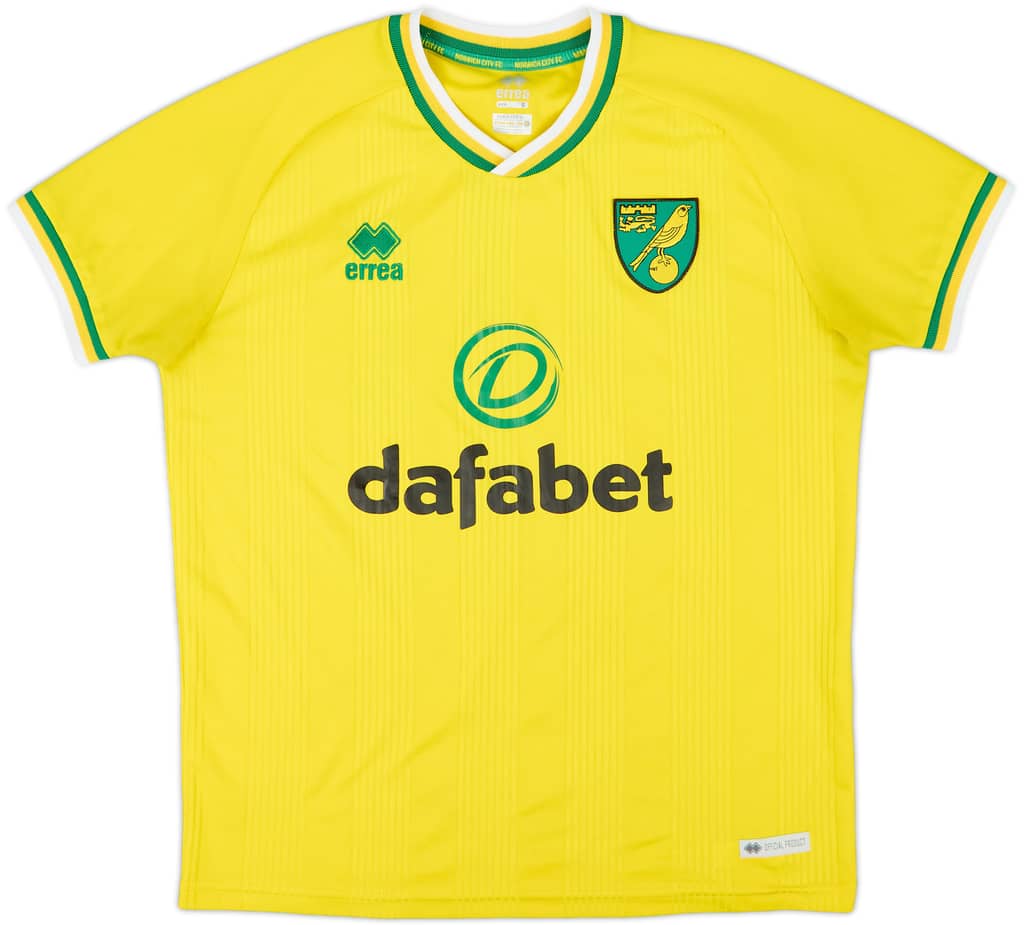 2020-21 Norwich City Home Shirt - 8/10 - (S)
