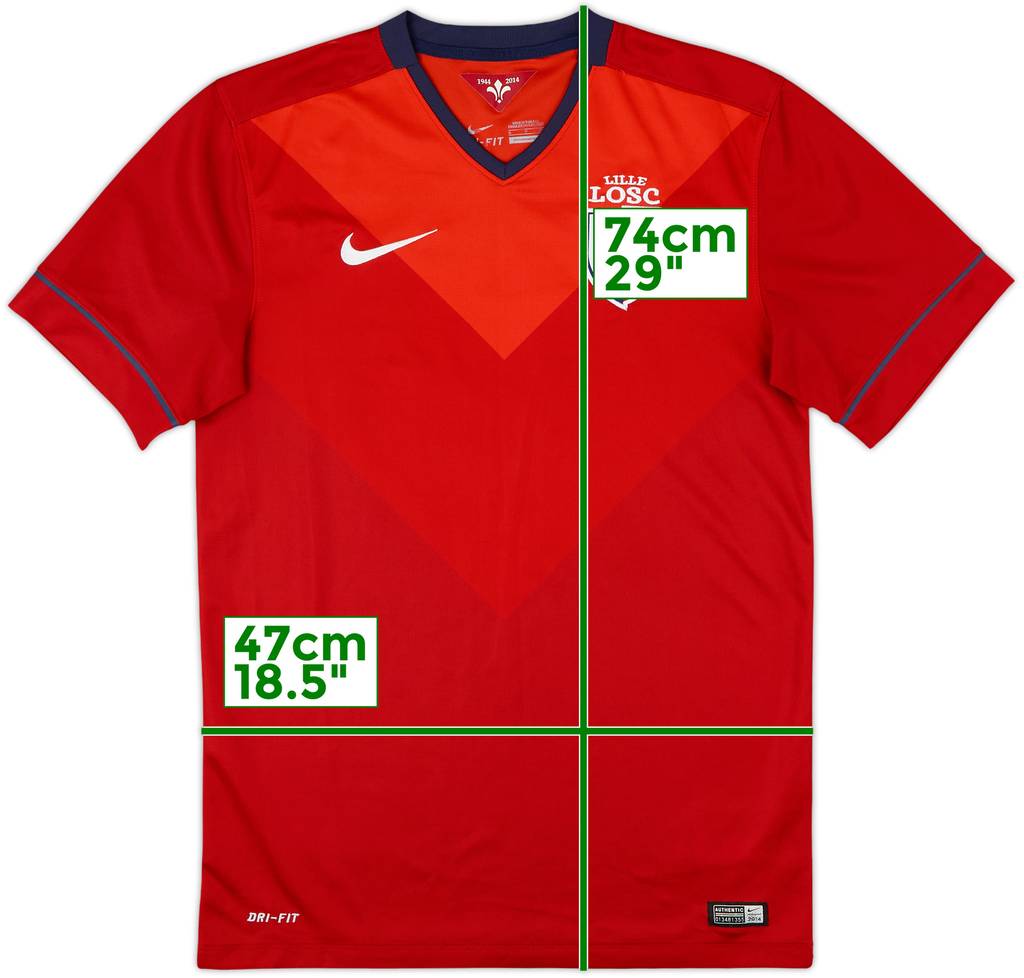 2014-15 Lille Home Shirt - 10/10 - (S)