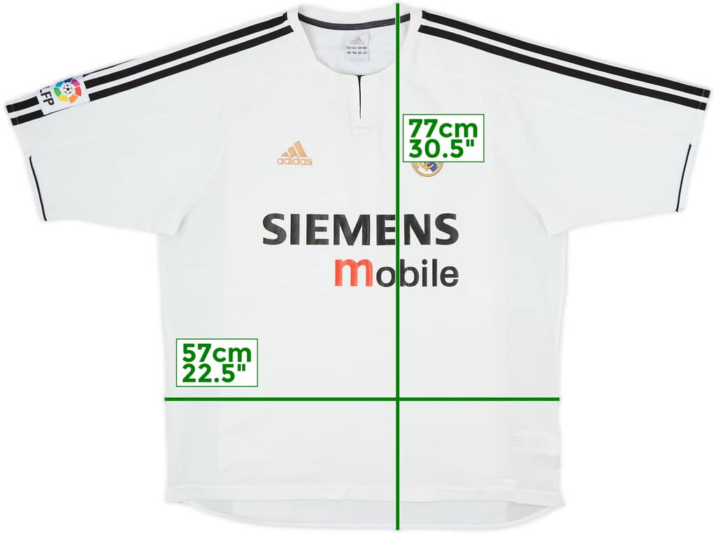2003-04 Real Madrid Home Shirt - 5/10 - (L)