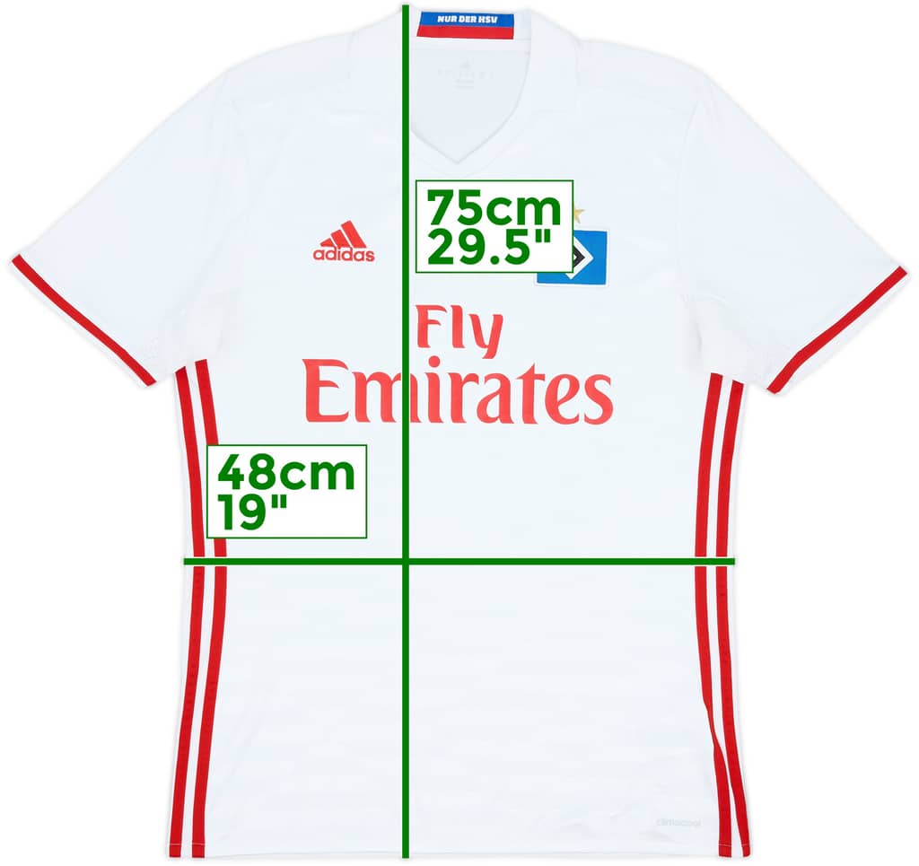 2016-17 Hamburg Home Shirt - 8/10 - (M)