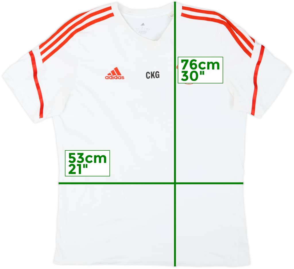 2022-23 Bayern Munich adidas Staff Issue Cotton Tee 'CKG' - 8/10 - (L)