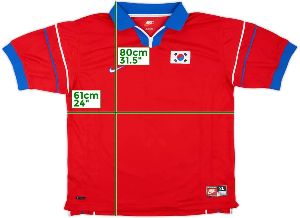 1998-01 South Korea Home Shirt - 8/10 - (XL)