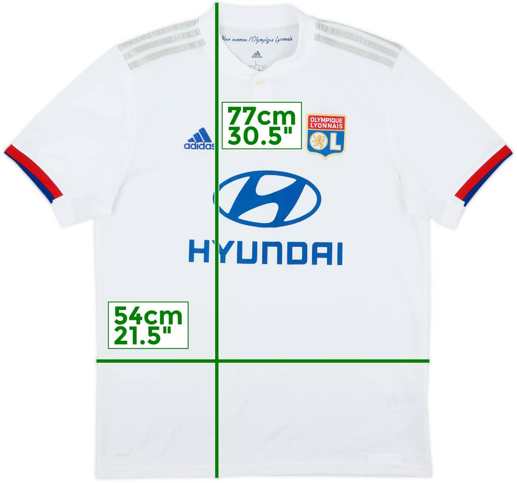 2019-20 Lyon Home Shirt - 8/10 - (L)