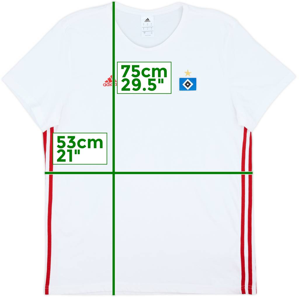 2016-17 Hamburg adidas Cotton Tee - 8/10 - (L)