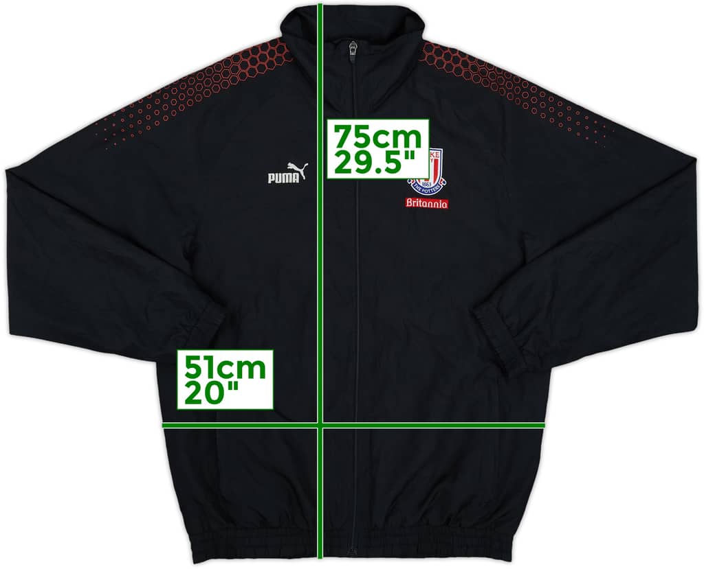 2003-04 Stoke City Puma Track Jacket - 10/10 - (S)