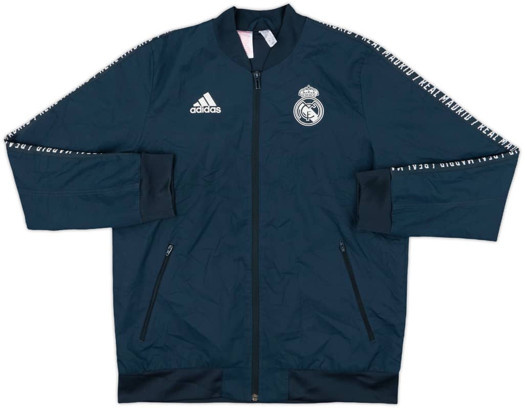 2018-19 Real Madrid adidas Track Jacket - 10/10 - (L.Boys)