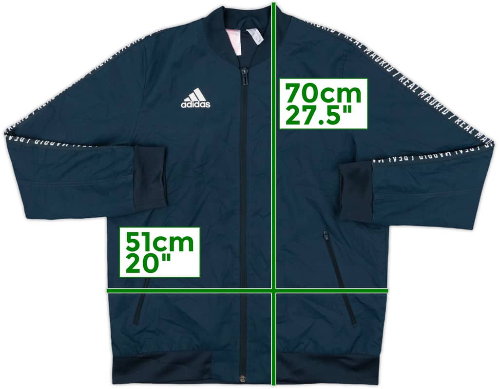2018-19 Real Madrid adidas Track Jacket - 10/10 - (L.Boys)