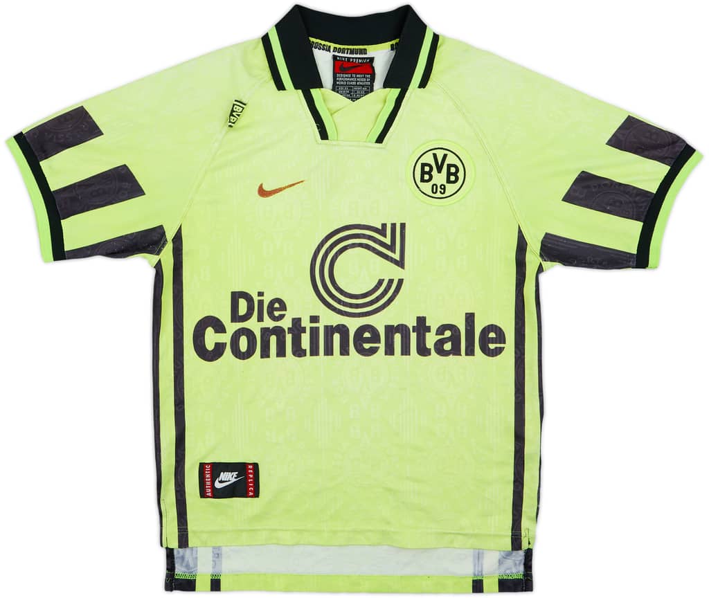 1996-97 Borussia Dortmund Home Shirt - 4/10 - (XS)