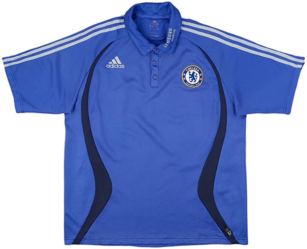 2006-07 Chelsea adidas Polo Shirt - 7/10 - (L)