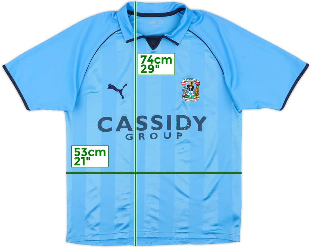 2006-07 Coventry Home Shirt - 6/10 - (M)