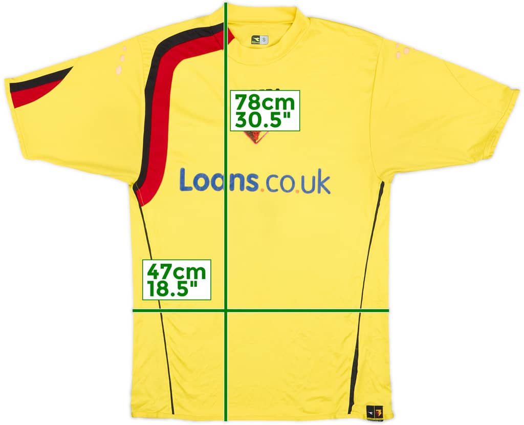 2005-06 Watford Home Shirt - 5/10 - (S)