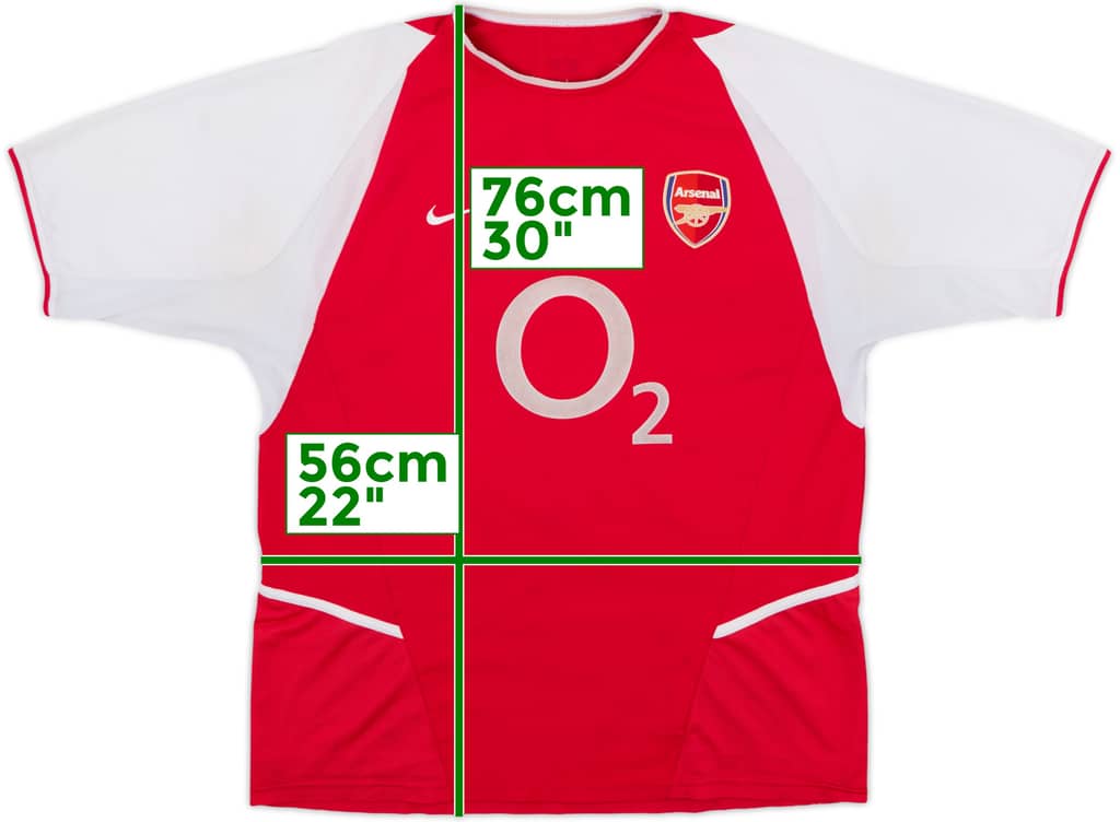 2002-04 Arsenal Home Shirt - 5/10 - (XL)