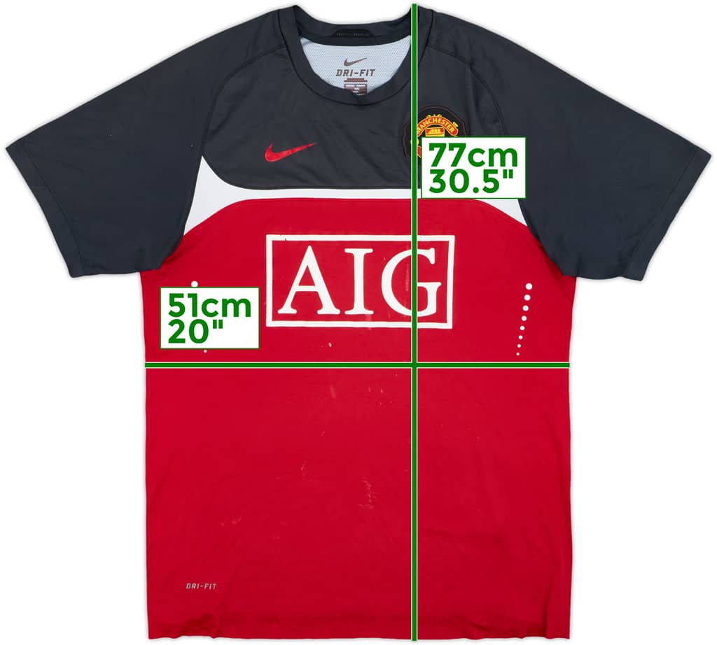 2010-11 Manchester United Nike Training Shirt - 5/10 - (M)