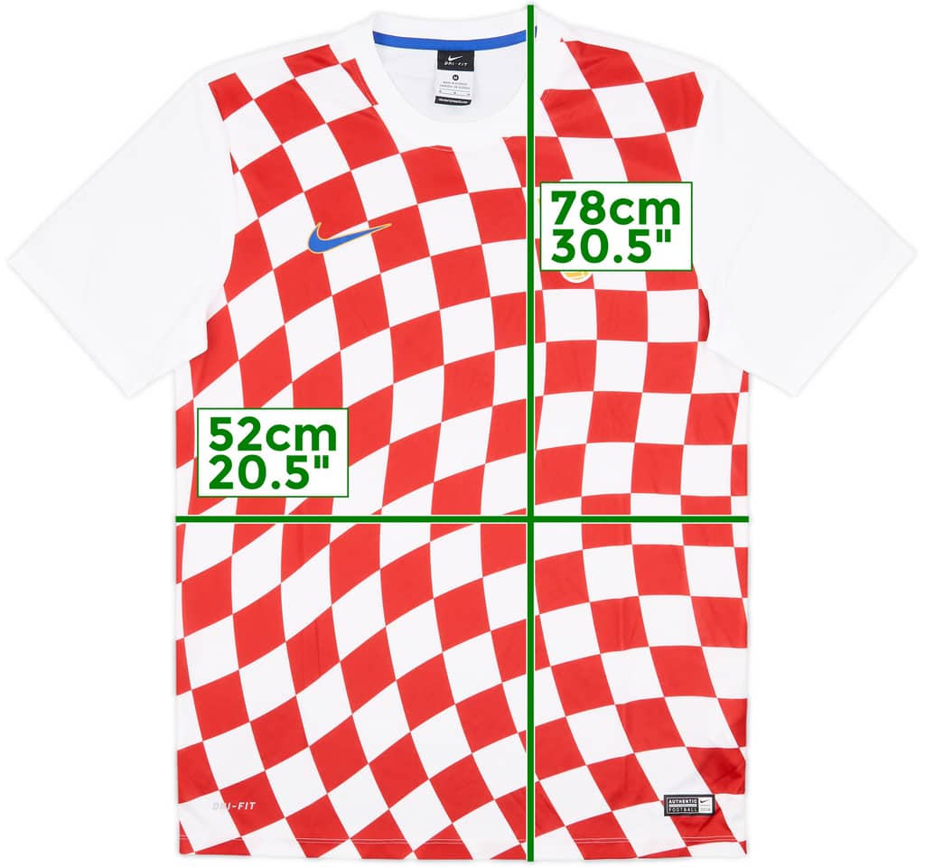 2016-18 Croatia Basic Home Shirt - 10/10 - (M)