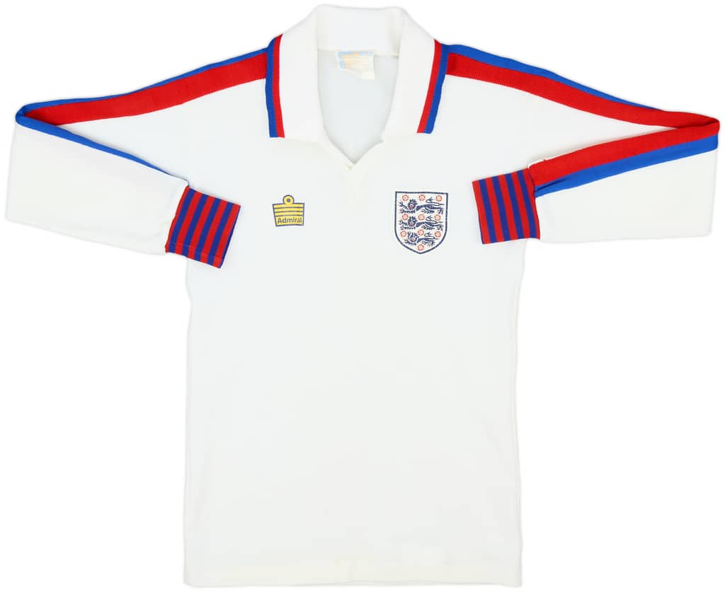 1974-80 England Home L/S Shirt - 8/10 - (XS)