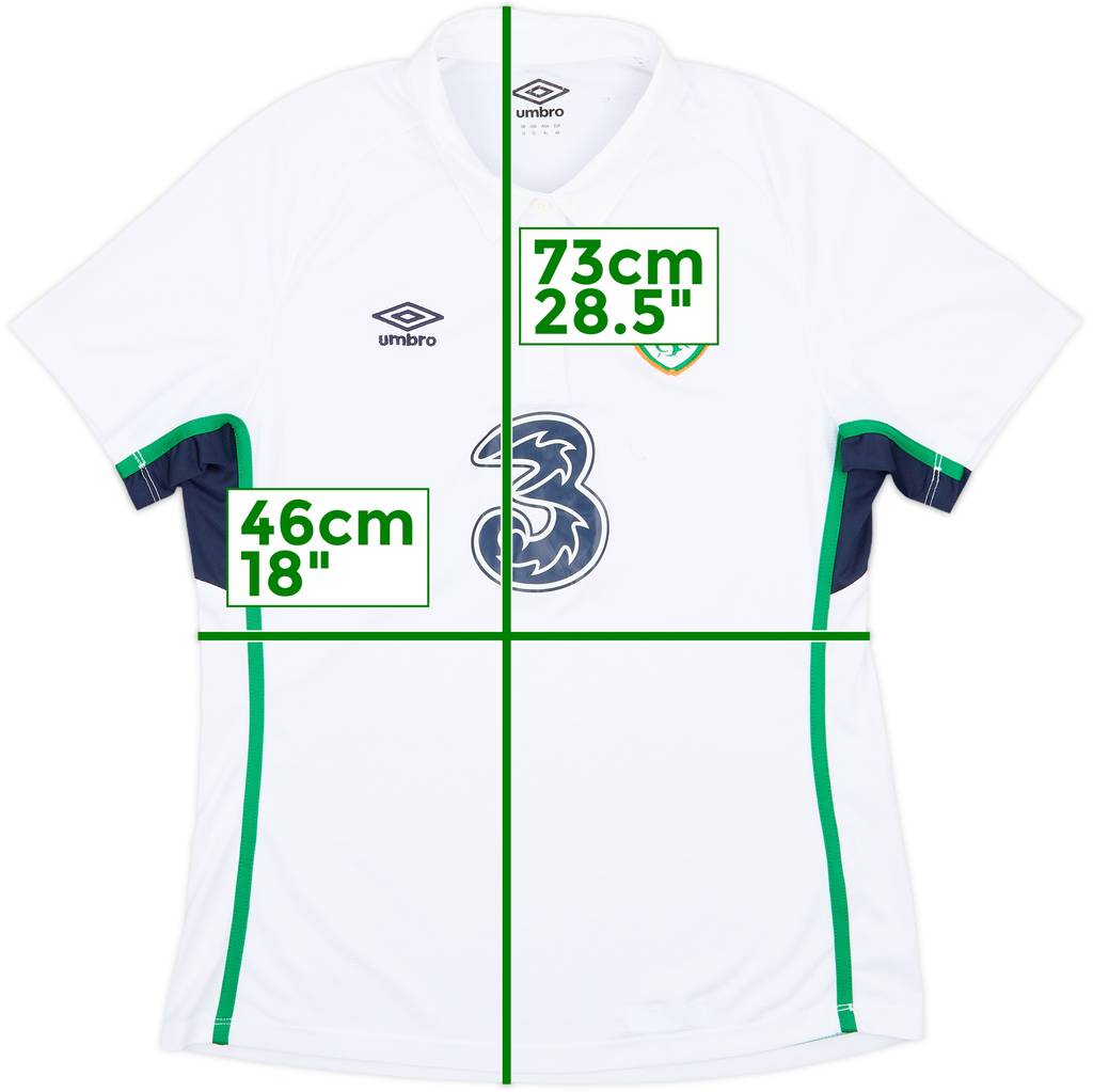 2014-16 Ireland Away Shirt - 6/10 - (Women's M)