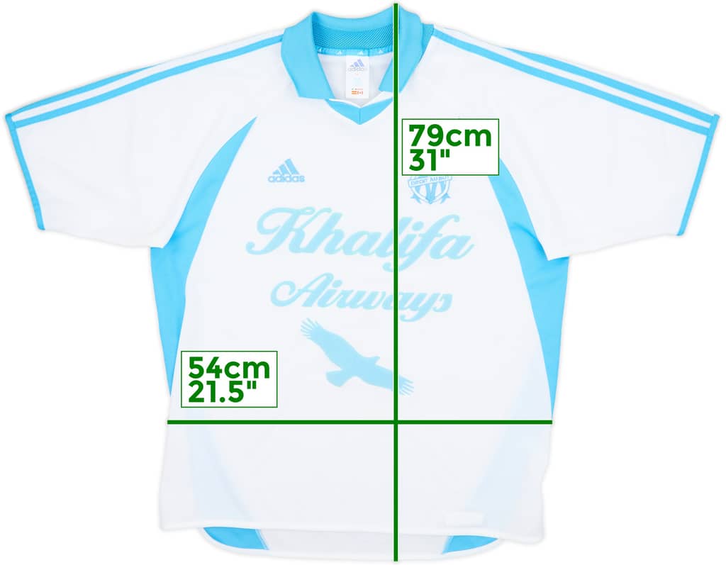 2001-02 Olympique Marseille Home Shirt - 10/10 - (L)