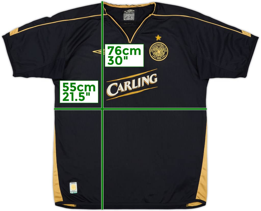 2003-04 Celtic Away Shirt - 3/10 - (XL)