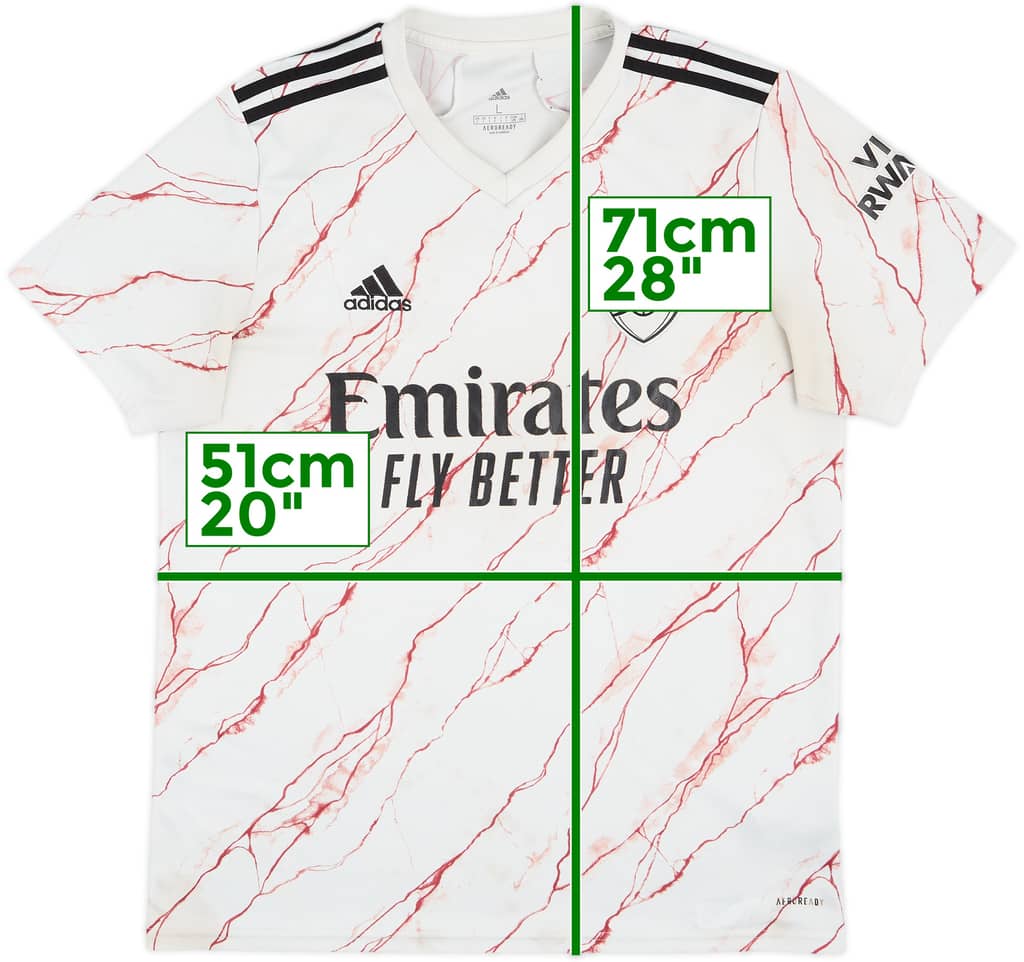 2020-21 Arsenal Away Shirt - 5/10 - (L)