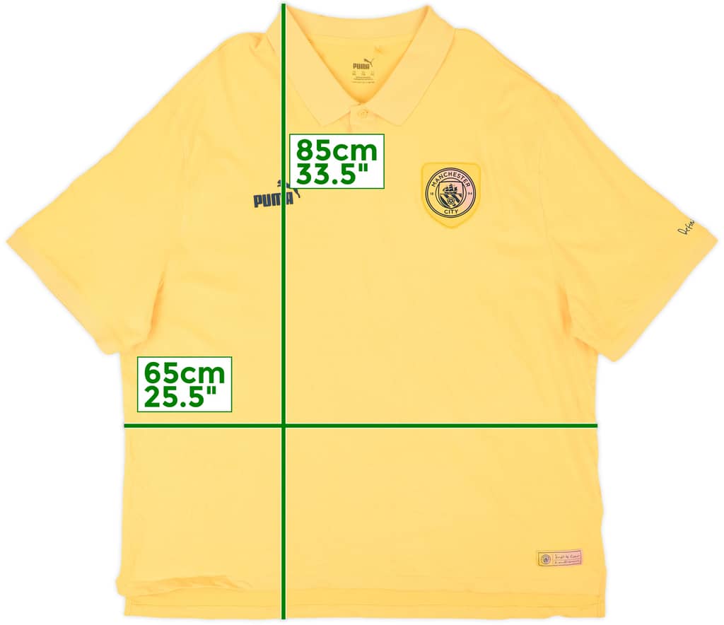 2024-25 Manchester City Puma Polo Shirt - 8/10 - (XXL)