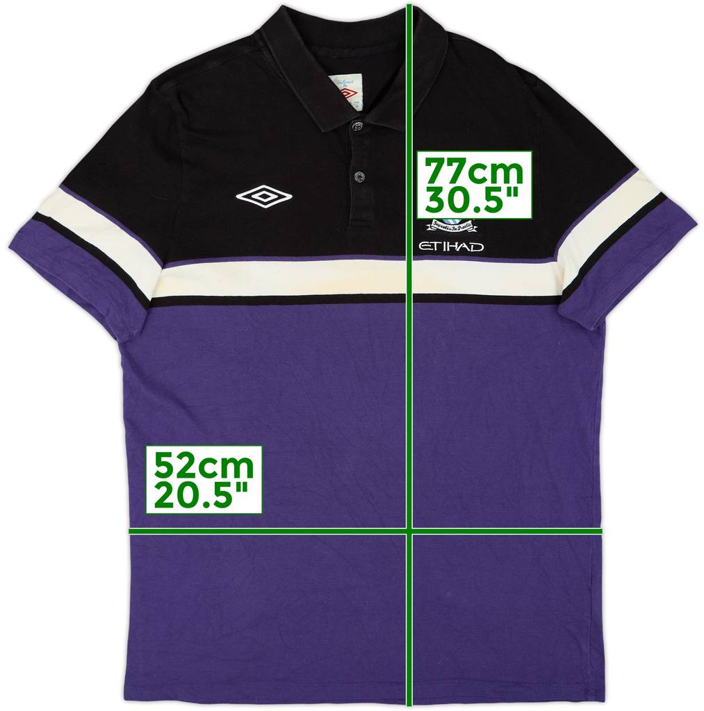 2012-13 Manchester City Umbro Polo Shirt - 6/10 - (XL)