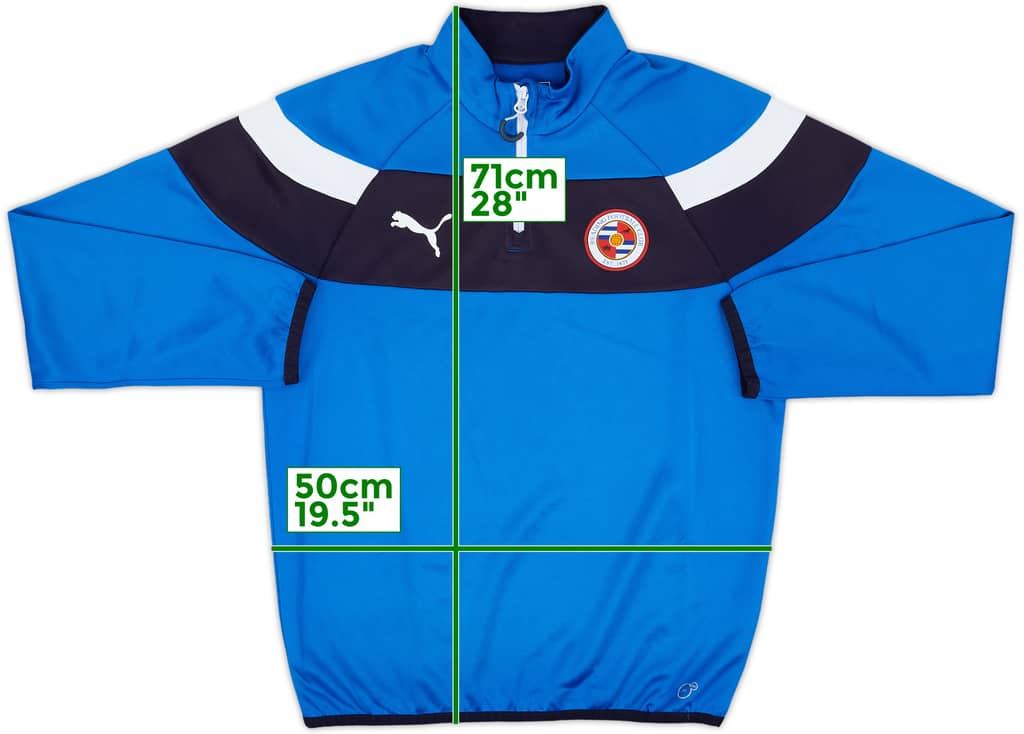 2015-16 Reading Puma 1/4 Zip Drill Top - 9/10 - (S)