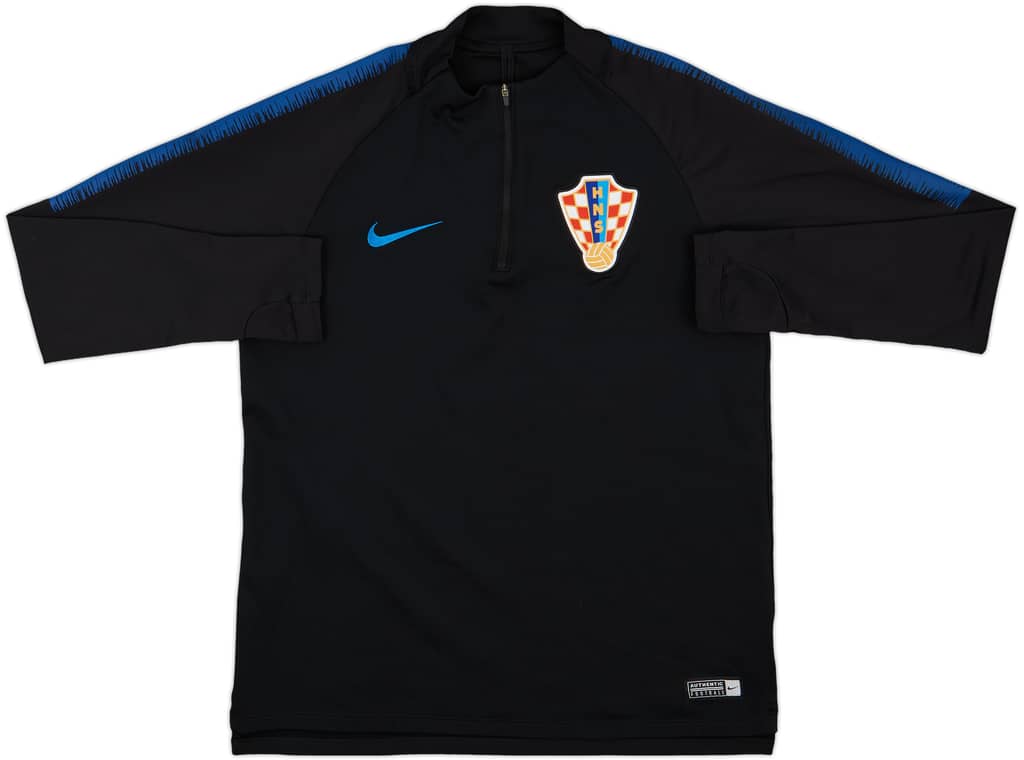 2018-19 Croatia Nike 1/4 Zip Drill Top - 9/10 - (M)