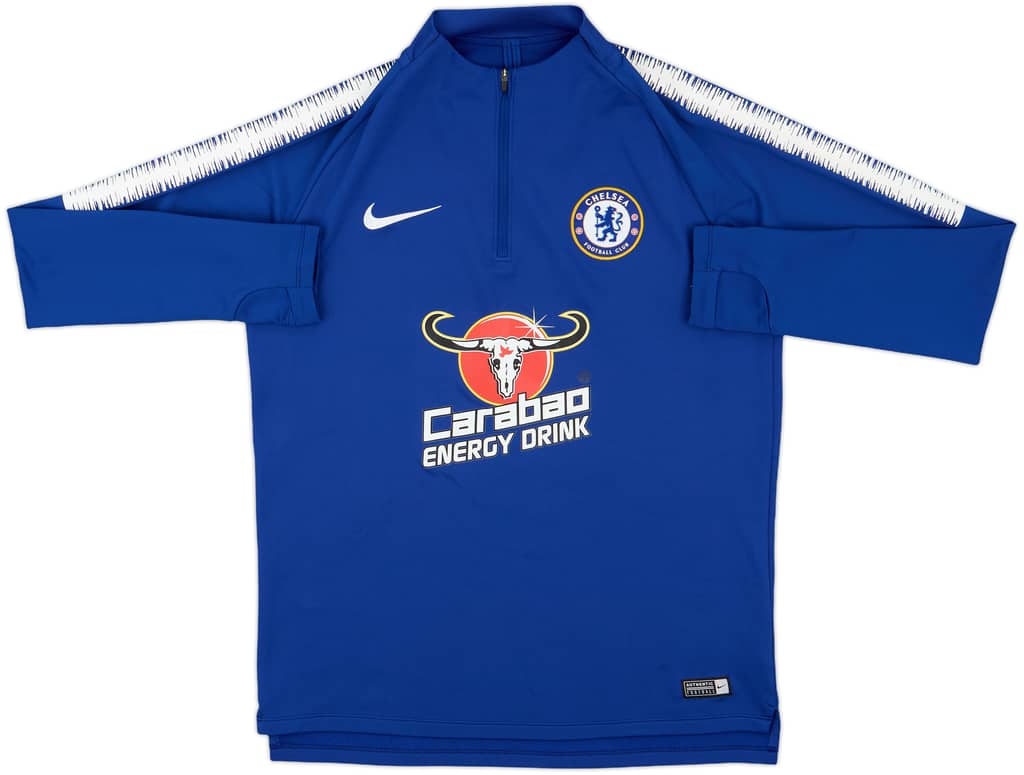 2018-19 Chelsea Nike 1/4 Zip Drill Top - 4/10 - (M)