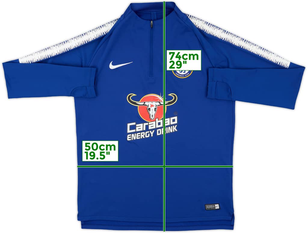 2018-19 Chelsea Nike 1/4 Zip Drill Top - 4/10 - (M)