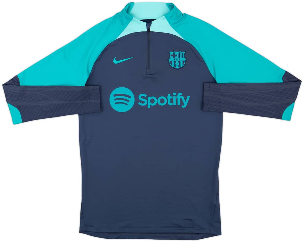 2023-24 Barcelona Nike 1/4 Zip Drill Top - 9/10 - (S)
