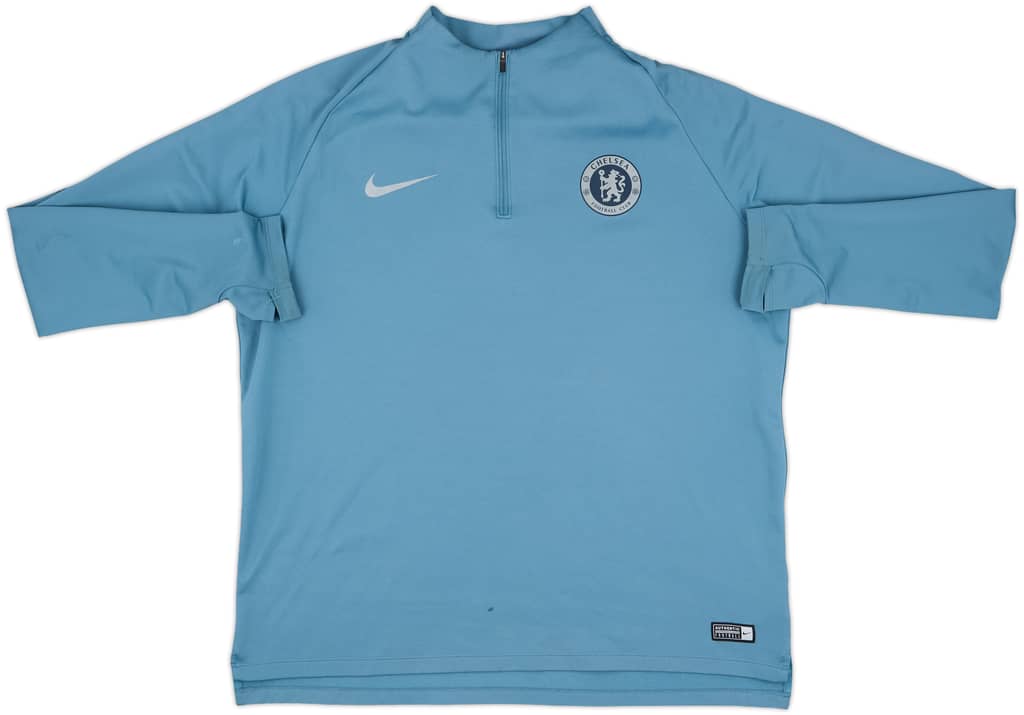 2018-19 Chelsea Nike 1/4 Zip Training Top - 7/10 - (XL)