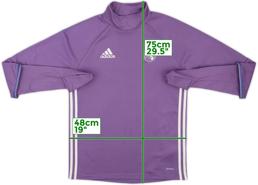 2016-17 Real Madrid adidas Drill Top - 5/10 - (S)