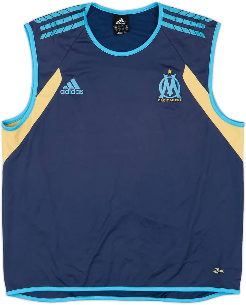 2005-06 Olympique Marseille adidas Training Vest - 9/10 - (L/XL)