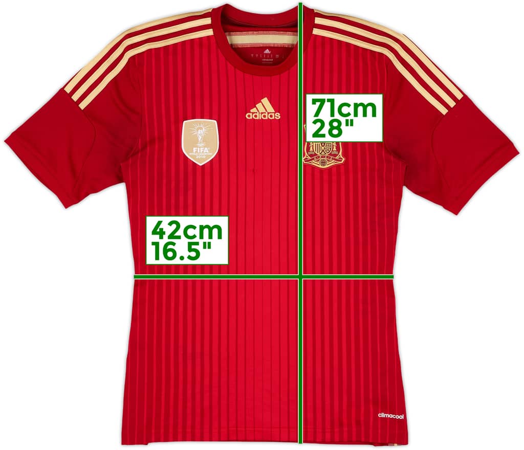 2013-15 Spain Home Shirt - 6/10 - (S)