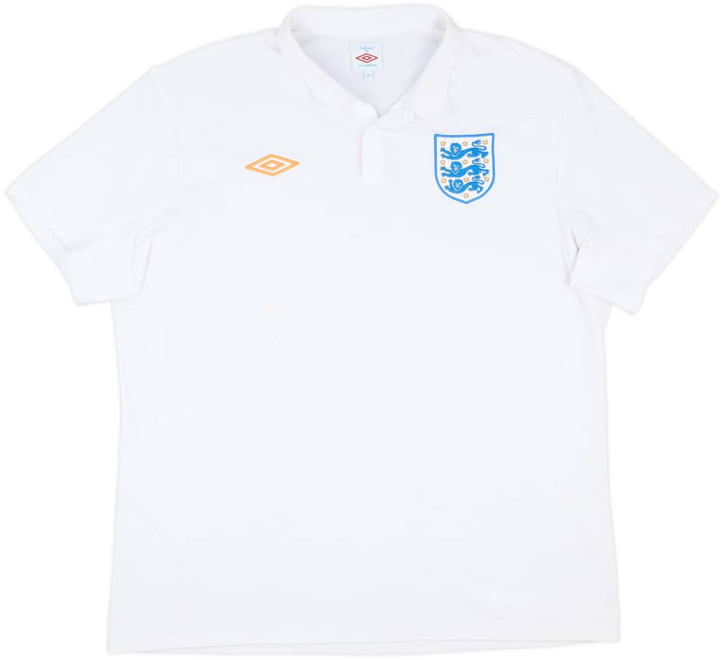 2009-10 England Home Shirt - 5/10 - (XL)
