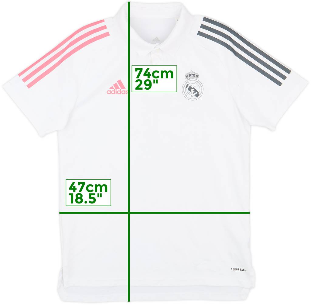 2020-21 Real Madrid adidas Polo Shirt - 9/10 - (S)