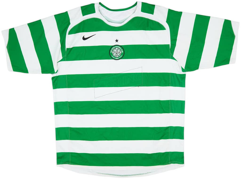 2005-07 Celtic Home Shirt - 4/10 - (XL)