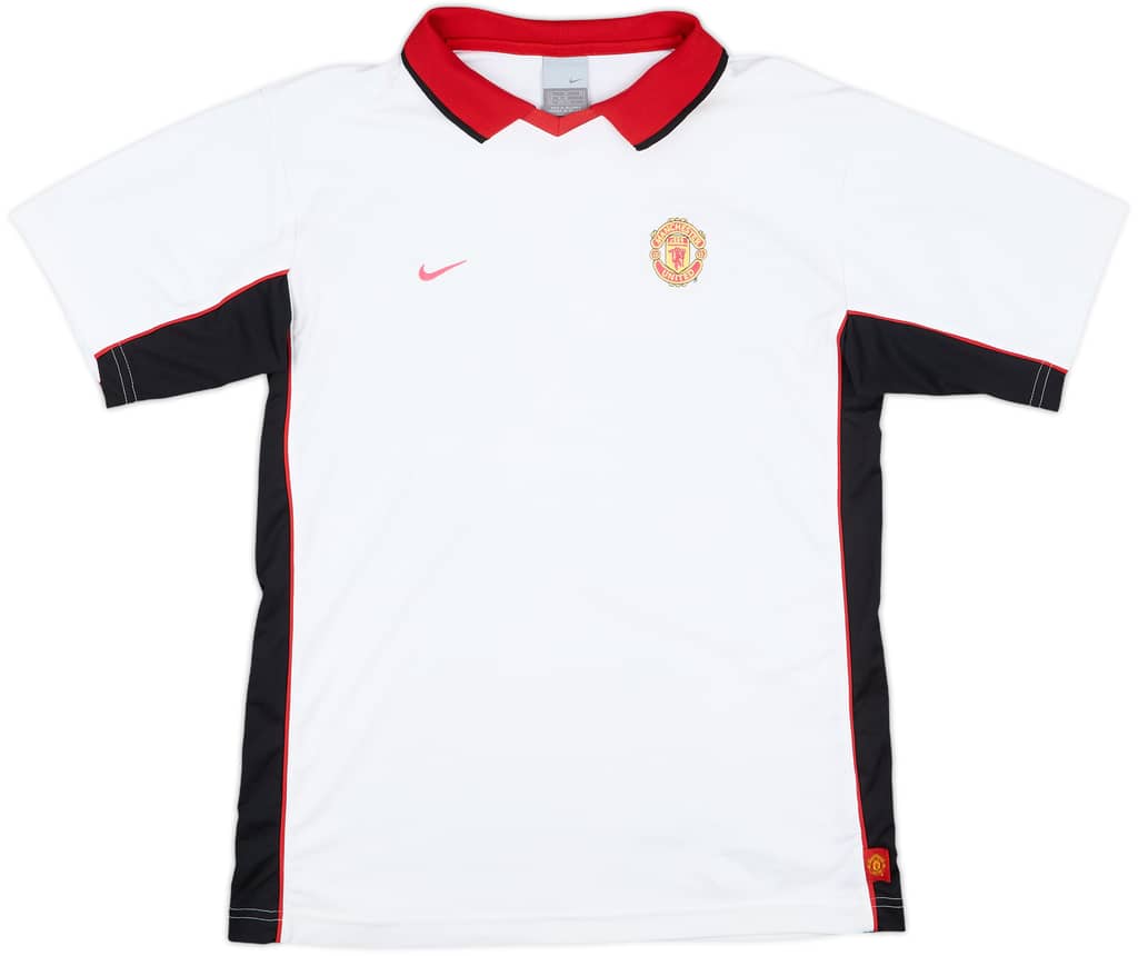 2004-05 Manchester United Nike Polo Shirt - 8/10 - (XL.Boys)